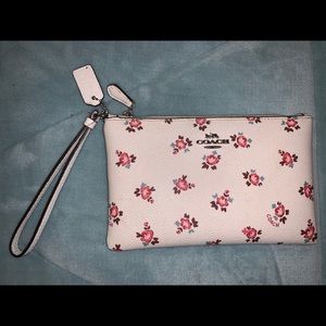 Coach Wristlet Floral